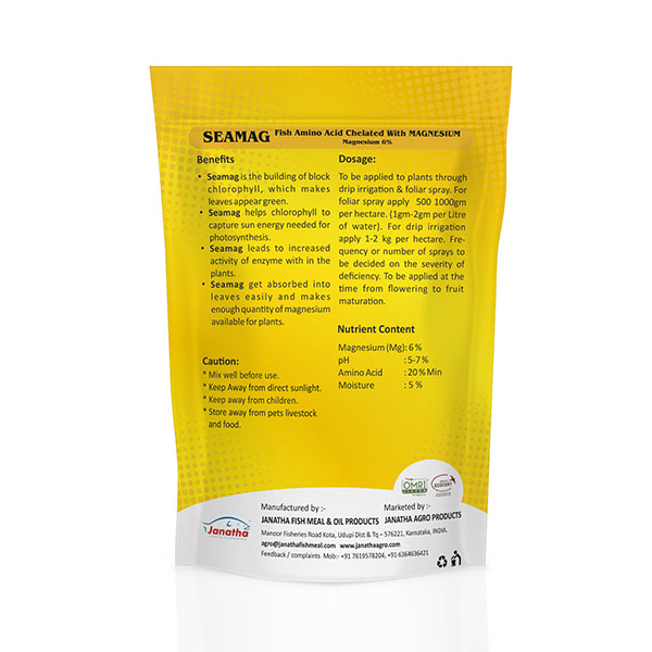 Janatha Agro-Seamag - Magnesium Fish Amino Acid Complex (Mg - 6%)